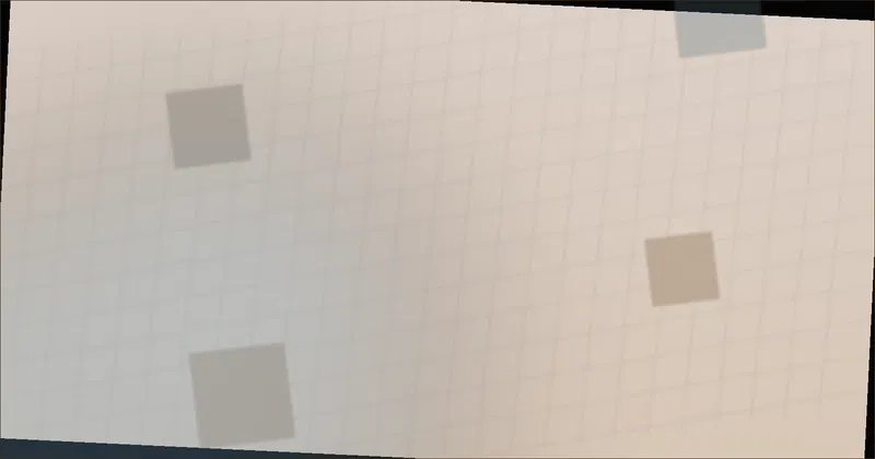 A game scene lit with a warm key light, soft fill, and deep accent shadows